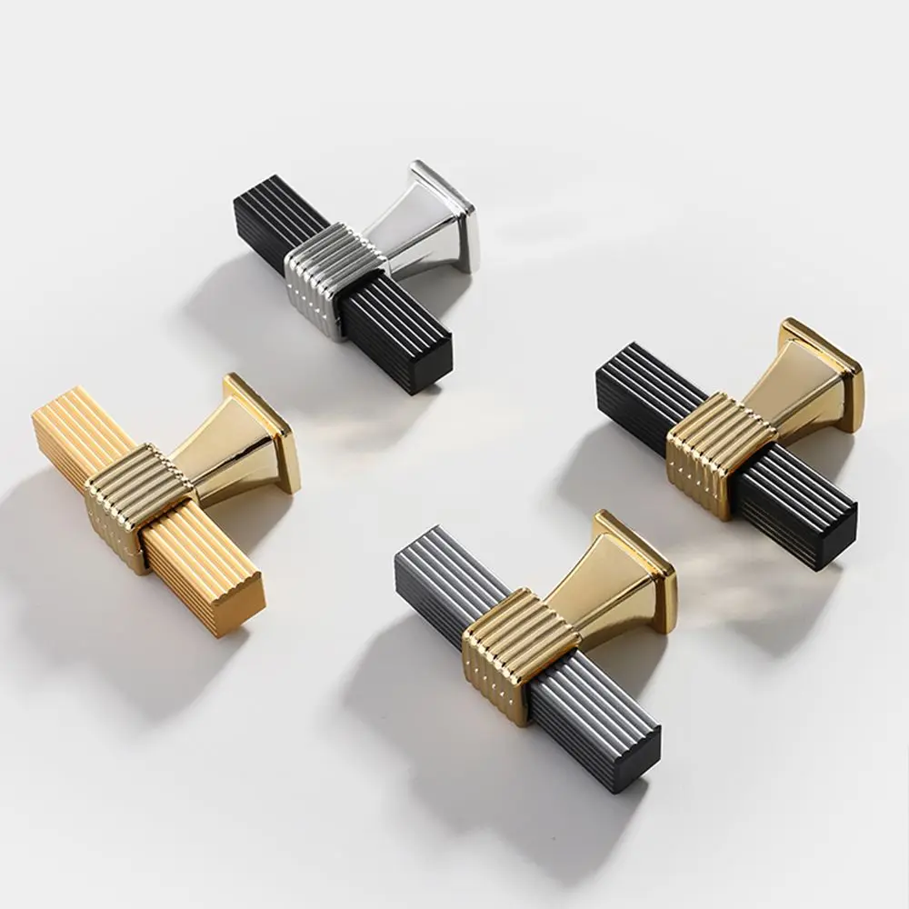 

High End Modern Two-color Splicing Household Cabinet Handle Furniture Hardware Handle Door Knobs Drawer Pulls