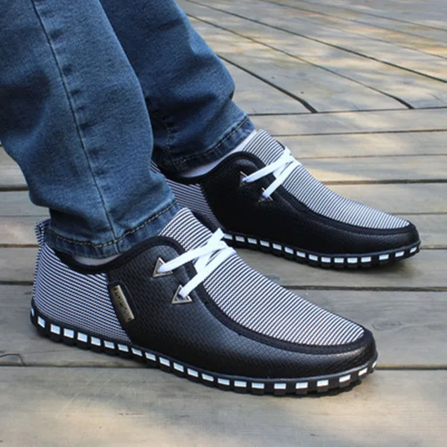 

men Casual shoes new fashion men tenis masculino adulto breathable PU leather shoes men flats shoes S14750-S14760
