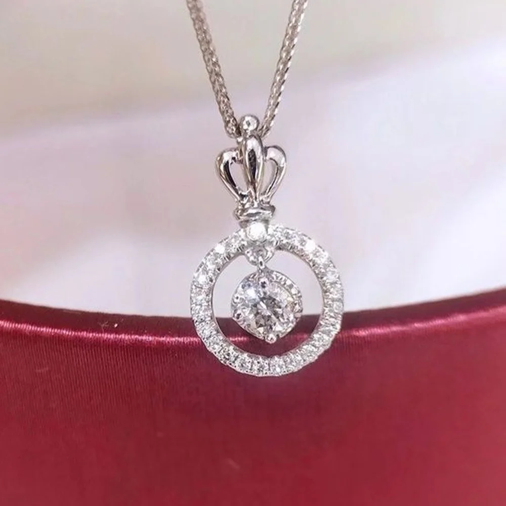 

2022 New Design Necklace Light Luxury All-match Necklace for Women Zircon Pendant Clavicle Chain Jewelry Girlfreind's Gifts