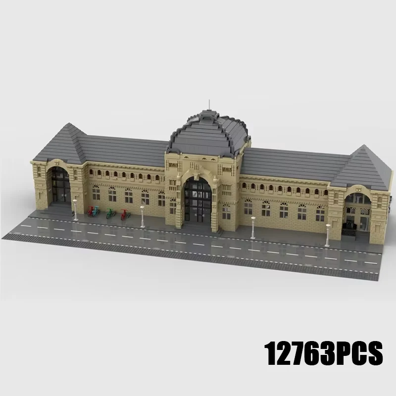 Конструктор Moc модульный строительные блоки сделай сам для железнодорожной