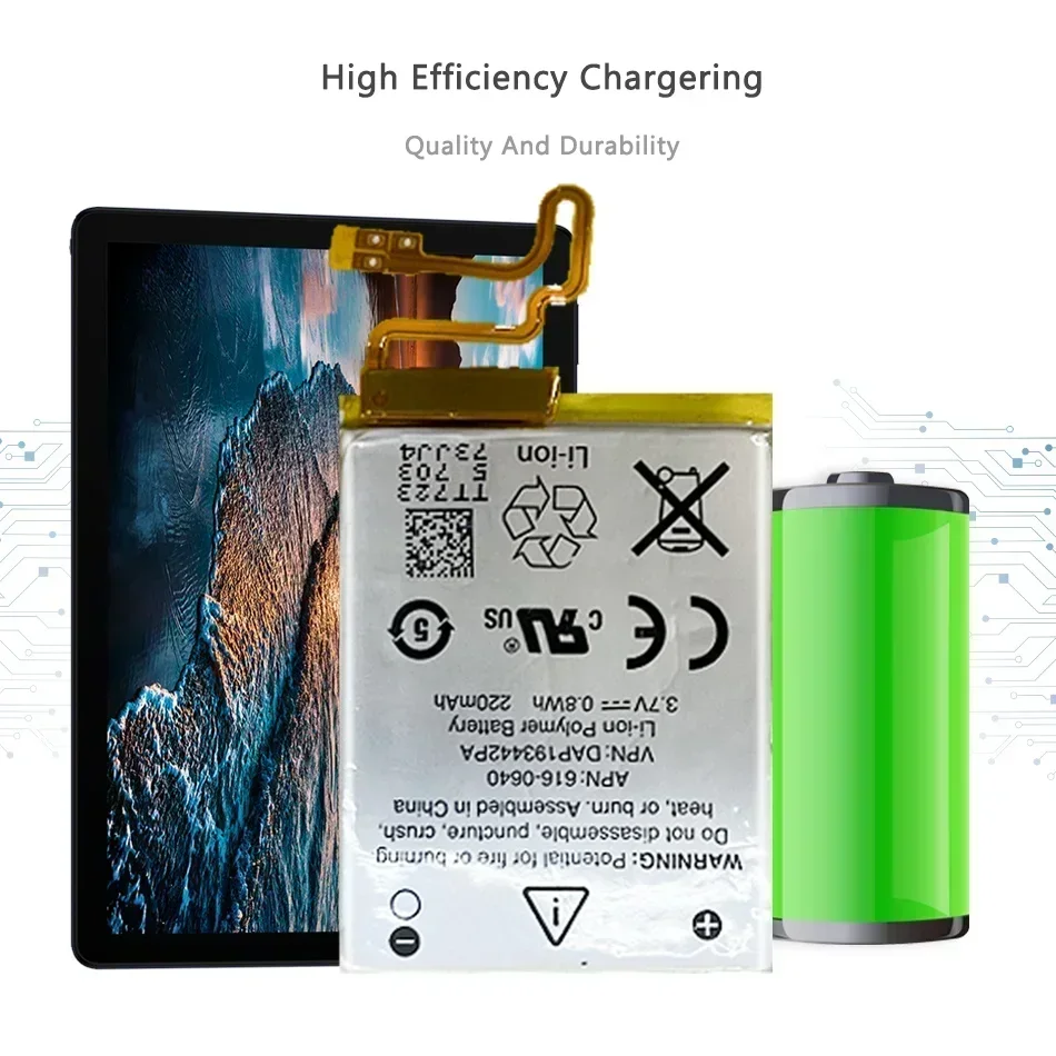 Аккумулятор для iPod Nano 7 7-го поколения A1446 MP3 MP4 MB903LL/A 616-0639 616-0640