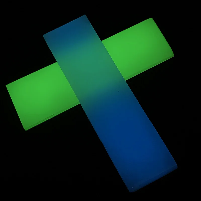 

1pc Resin Material Luminous Board Fluorescent Plate DIY Make Accessories for Knife Handle Grip Scale EDC Tools Art Work Decorate