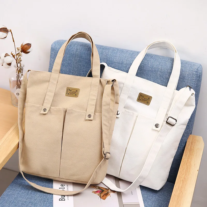 

JV41 Women's Large Capacity Tote Shopper Bags Luxury Designer Handbags Canvas Vintage Bag Fashion Female Travel Bag