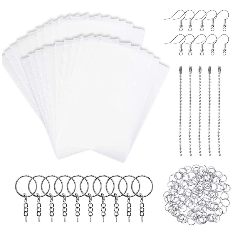 Термоусадочная бумага для творчества набор пластиковых листов перфоратор