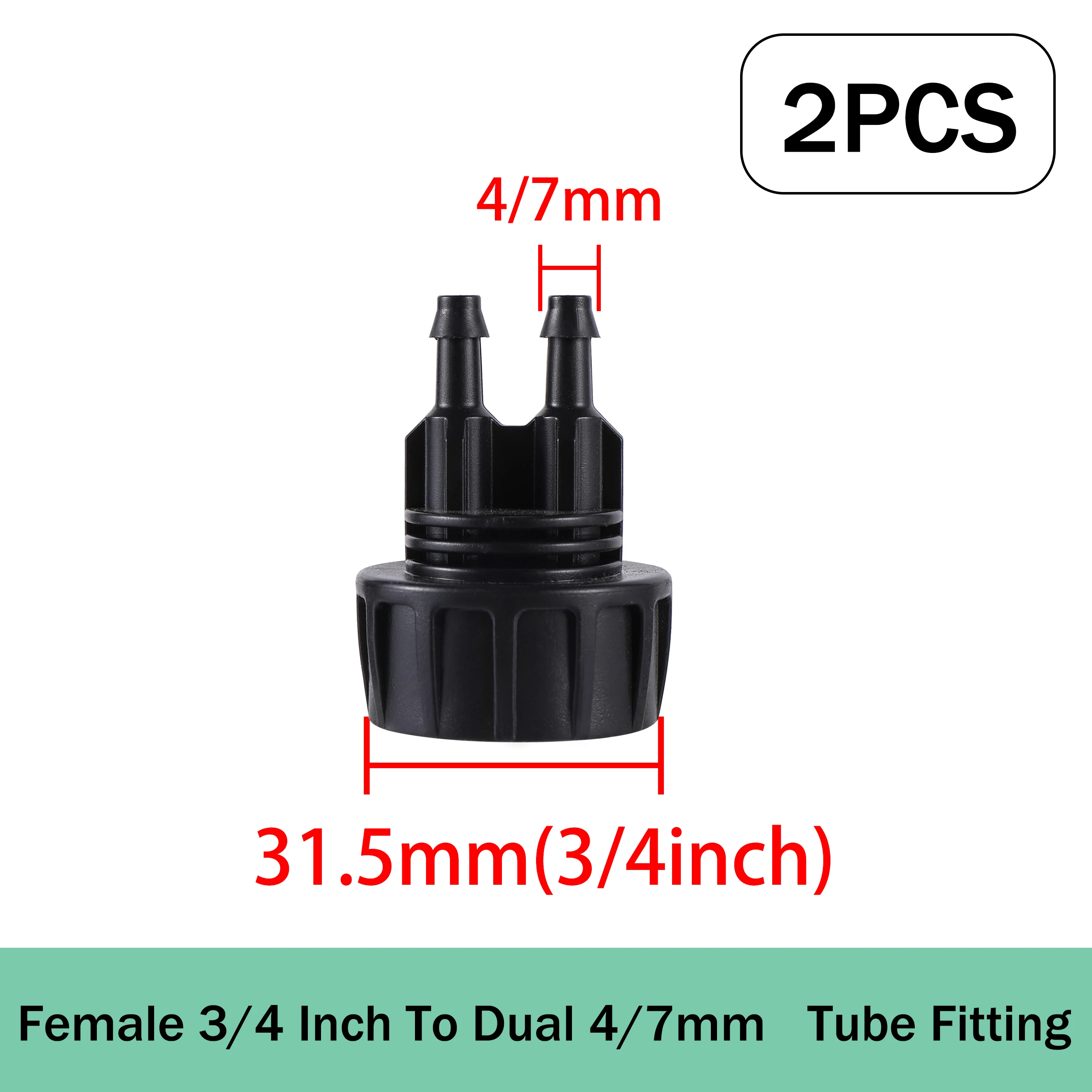 

Адаптер для крана 3/4", пластик, 2 шт.