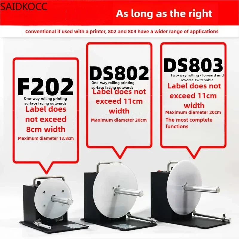 SAIDKOCC Автоматическая машина для переработки этикеток с одной и двойной передачей