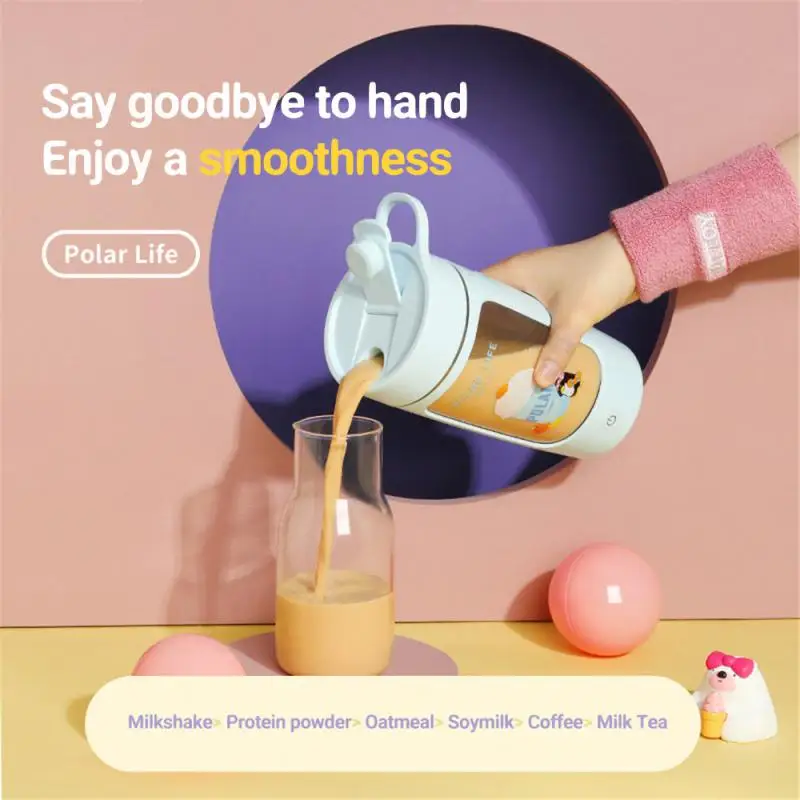 

650ML Automatic Self Stirring Protein Shaker Bottle Fitness Protein Powder Milk Tea Oatmeal Mixer Transparent Juice Cup Portable