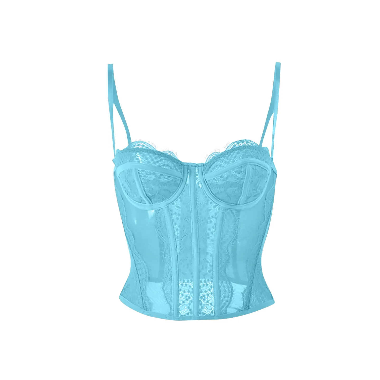 Сексуальный женский бюстье на шнуровке корсет топ с косточками тренировочное