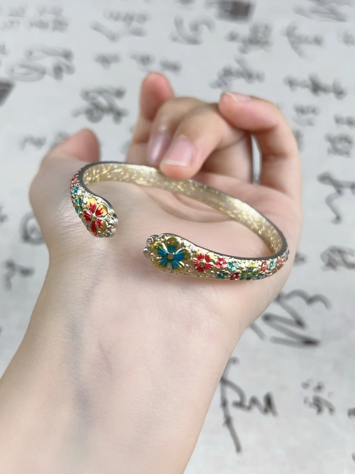 Серебряный браслет на ногу из стерлингового серебра 9999 новый китайский с