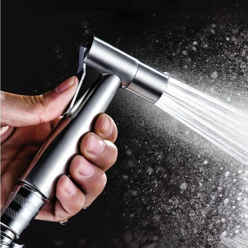 

Лейка для душа из нержавеющей стали 304 для женской мойки ануса, набор пистолета-распылителя для туалета, герметичный водяной пистолет, насад...