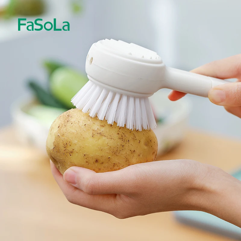 

FaSoLa Planer vegetable cleaner carrotvegetable kitchen fruit multi-purpose vegetable brush cleaner vegetable brush