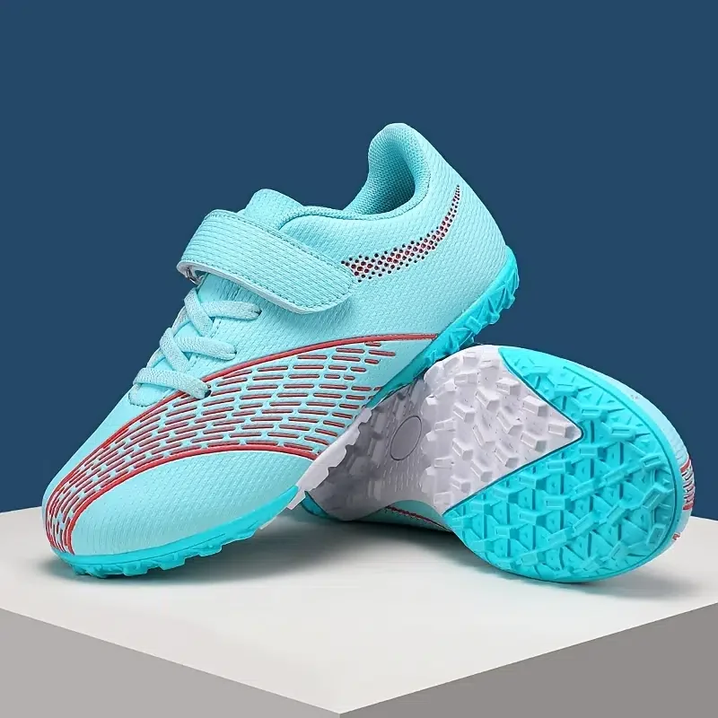 New Kid's Breathable Anti-slip Cleat Lightweight Durable Softness Sneakers For Outdoor Running Training