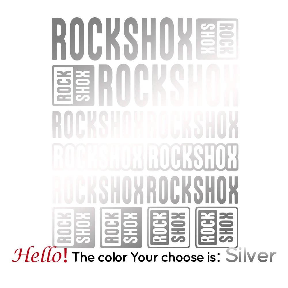 

Велосипедная рама, виниловая графическая наклейка, комплект для ROCK SHOX, стиль тела, велосипедные наклейки, набор наклеек, аксессуары для велосипеда