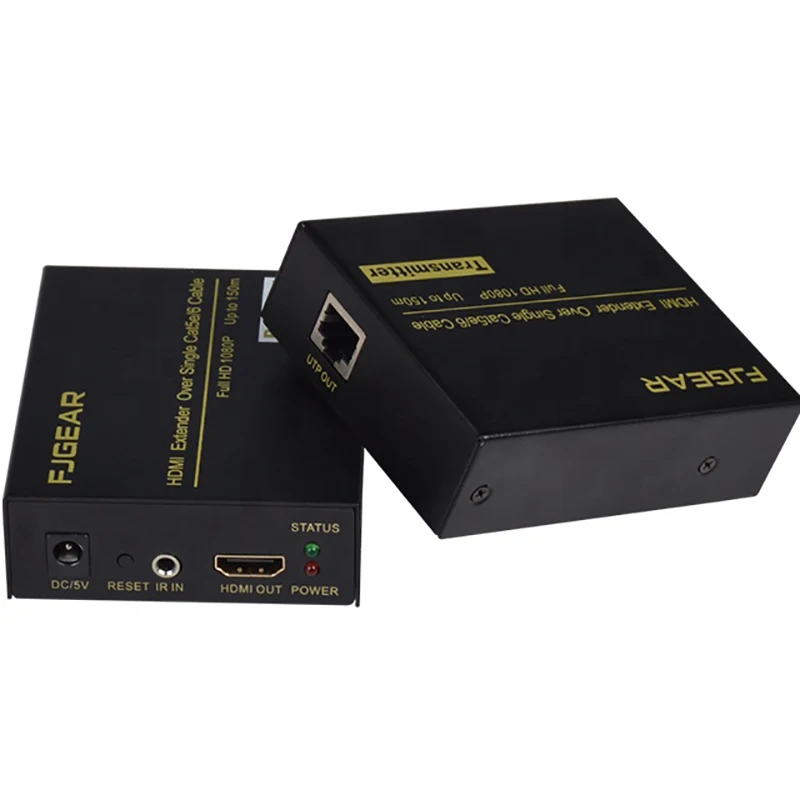 Hdmi-удлинитель 150 м по Ethernet tcp/ip rj45 cat5 cat5e cat6 HDMI-Сплиттер передатчик приемник для hd DVD