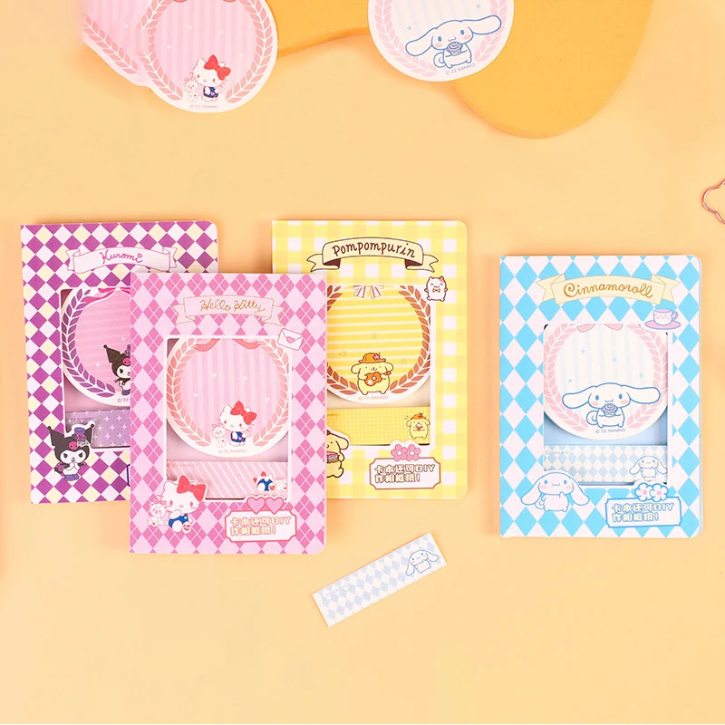 

30 Pcs Kawaii Sanrio Cartoon College Style Sticky Note Notes Hello Kitty My Melody Kuromi Cinnamoroll Creative Gifts
