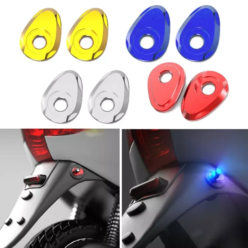 

2Pcs Motorcycle LED Turn Signals Indicator Adapter Spacers for 10mm Screw