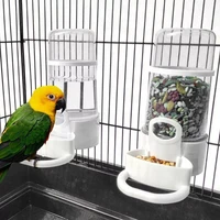 bird water drinker feeder waterer with clip pet bird supplies dispenser bottle drinking cup bowls for pet parrot cage