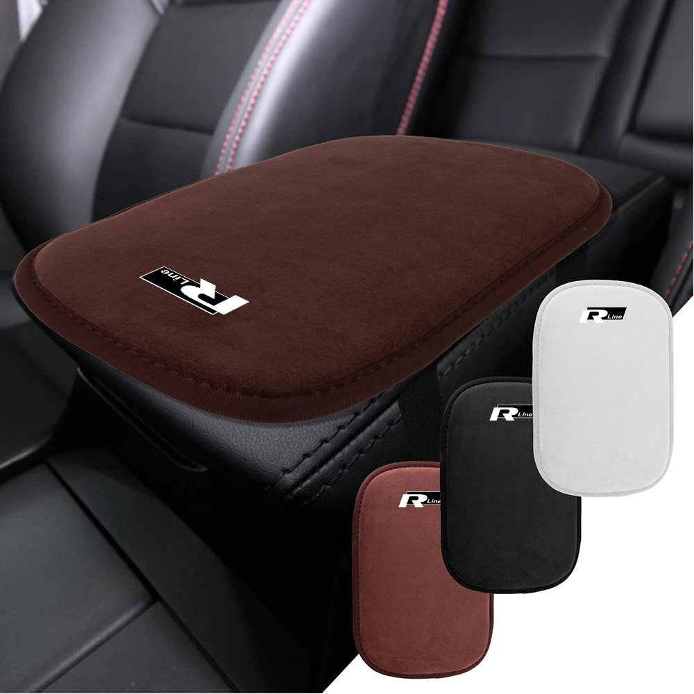 Коврики на подлокотник центральной консоли автомобиля нескользящая меховая