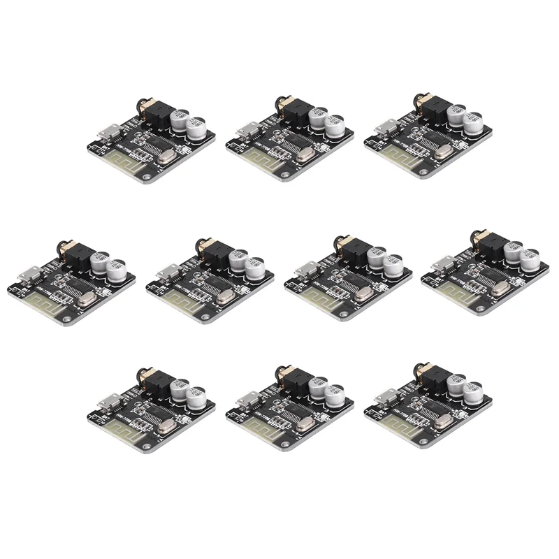 

10Pcs DIY Bluetooth 5.0 Audio Receiver Board MP3 Lossless Decoder Board Wireless Music Player Stereo Sound Module
