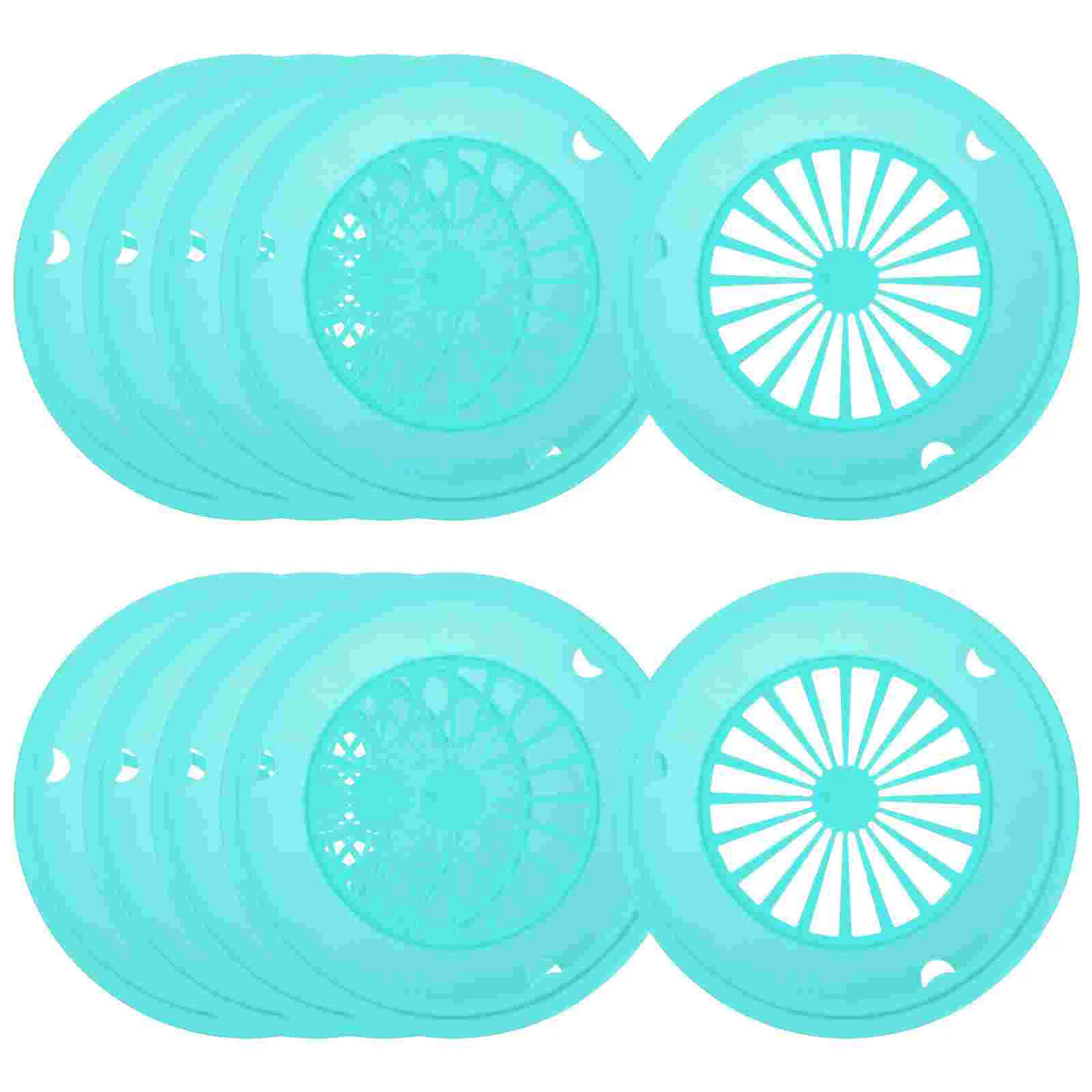 

Grill Plate Durable Plastic Support BBQ Supplies Party Lightweight Holder Colorful Plates