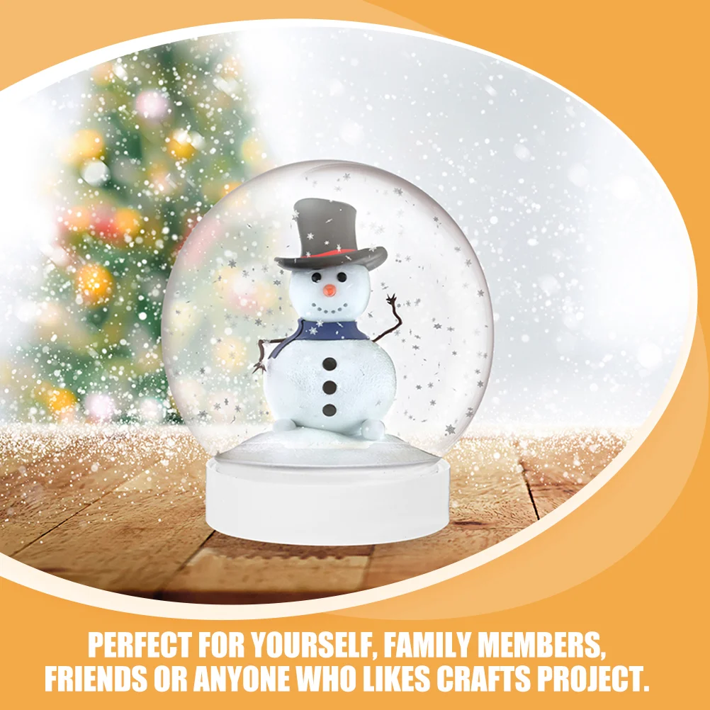 12 шт. сферический снежный шар Снежный Сделайте свой собственный пластиковый