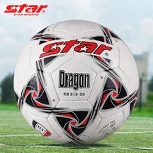 STAR Football DRAGON 축구 SB515-26, 내구성 PU 핸드 스티치 사이즈 5 표준 매치 축구공