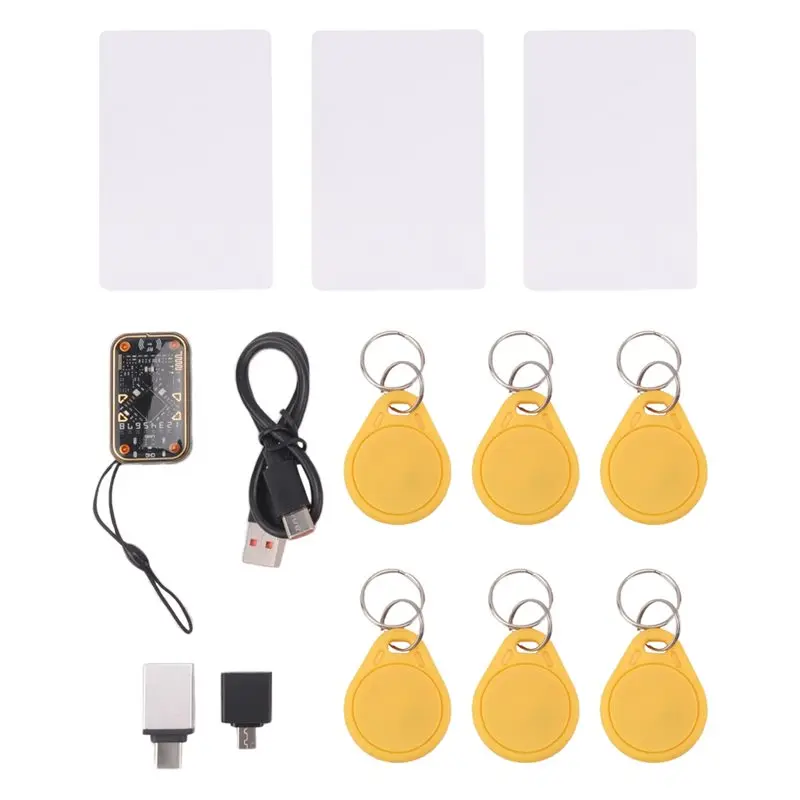 Многофункциональный считыватель-дубликатор смарт-чипов Chameleon Ultra V2.0 RFID + 3 брелока CUID, 6 брелоков UID, декодирование карт RFID 125 кГц, 13,56 МГц (art.: 3920db101b28d) - 3920db101b28d