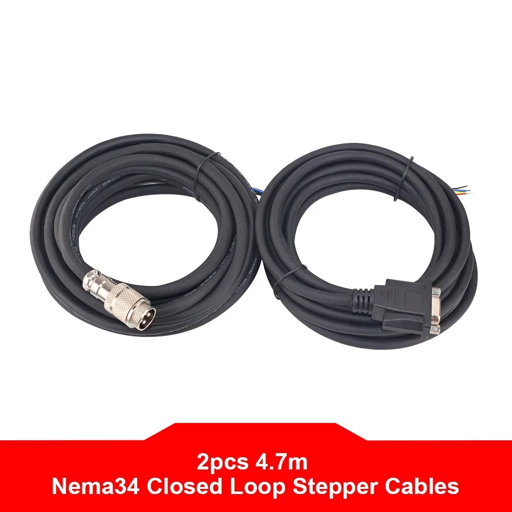 

4.7m Nema 34 Closed Loop Stepper Motor Extension Cable Kit for Nema34 Closed Loop Stepper Motors & for Encoder