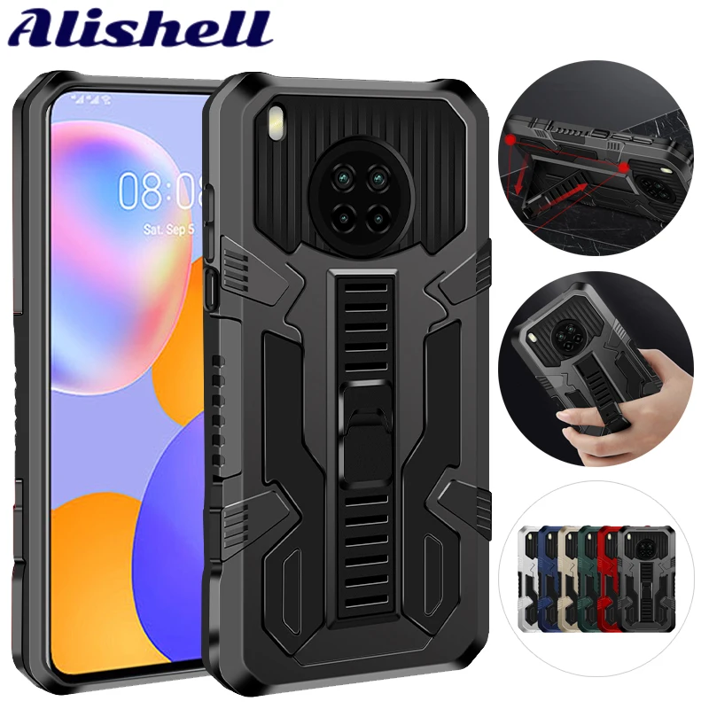 

Shockproof Case For Huawei Y6S Y8S Y9S Y9A Strong Anti-Fall Armor Bracket Phone Case For Huawei Y5P Y6P Y7P Y8P Y7A Cover Caso