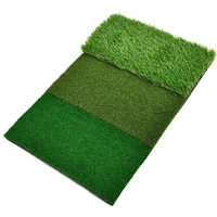 golf mat 3 in 1 turf grass mat foldable 25x16 inches golf hitting mat with unique hitting surfaces for chipping