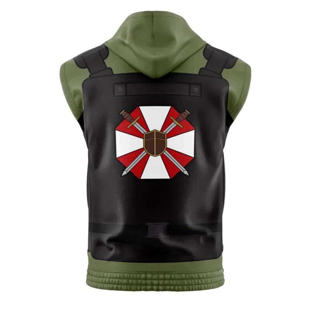 UBCS Resident Evil толстовка без рукавов для мужчин и женщин жилет с капюшоном детей 2025