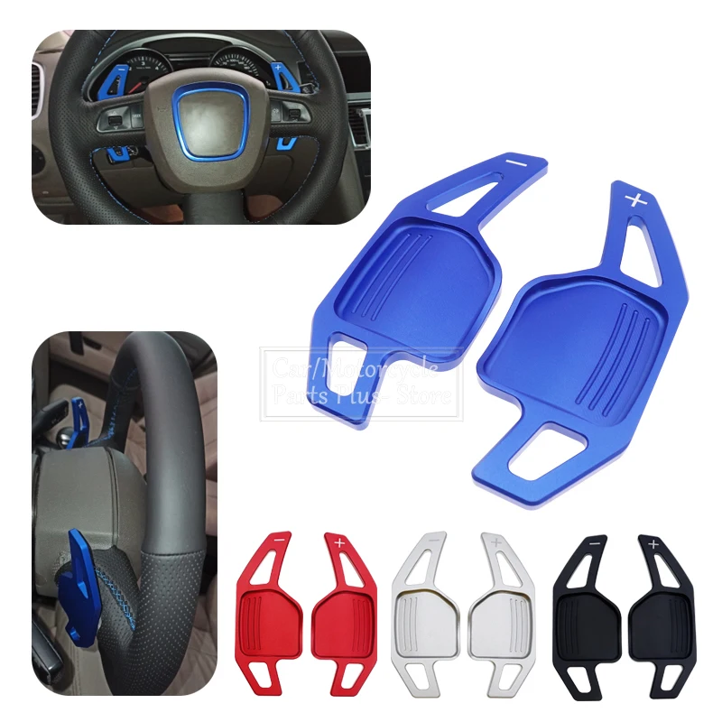 

Aluminum Steering Wheel Shift Paddle Shifter Extension For Audi A1 A3 A4 A5 A6 A7 A8 Q5 Q7 TT S3 S4 S5 R8 2006-2009 2010 2011