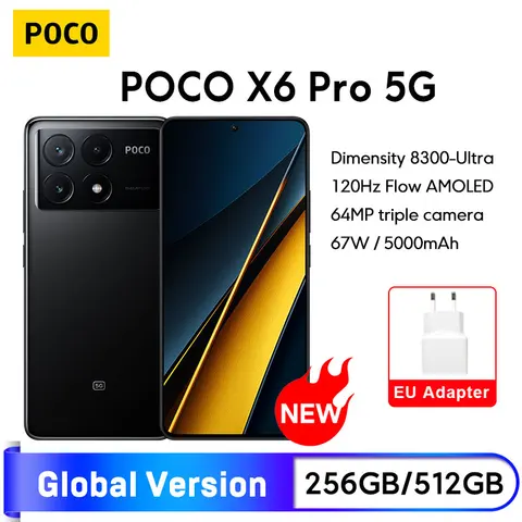 Смартфон Poco X6 Pro, 12/512ГБ, global