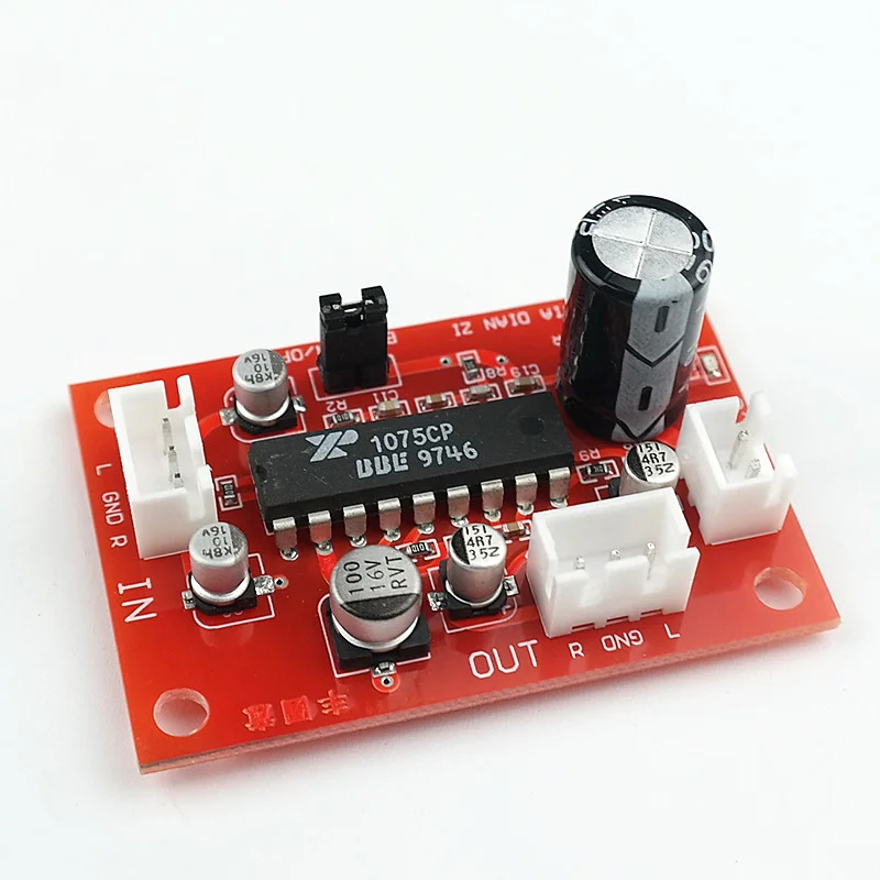 XR1075BBE новый усилитель платы тона модуль звуковых эффектов фронтального уровня