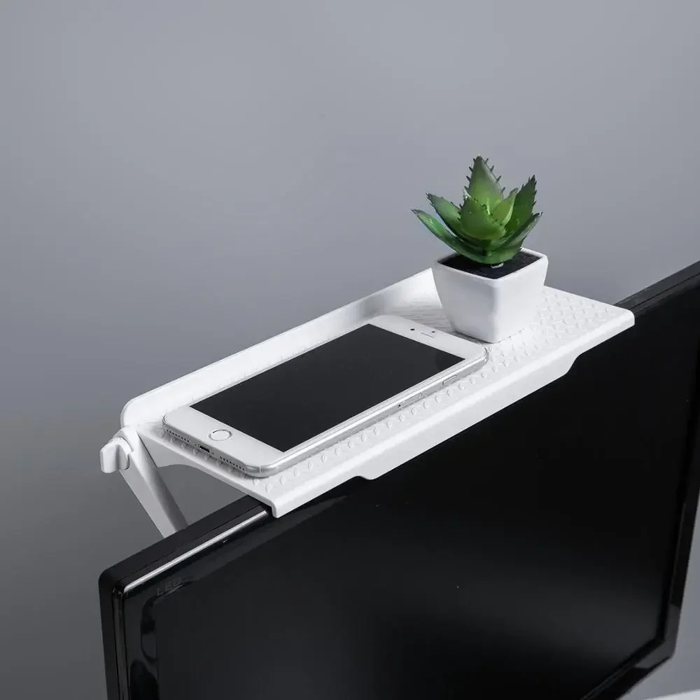 

2023 Adjustable Desktop Stand ABS TV Rack Display Shelf Desk Creative Screen Router Storage Bracket Space Save storage holder
