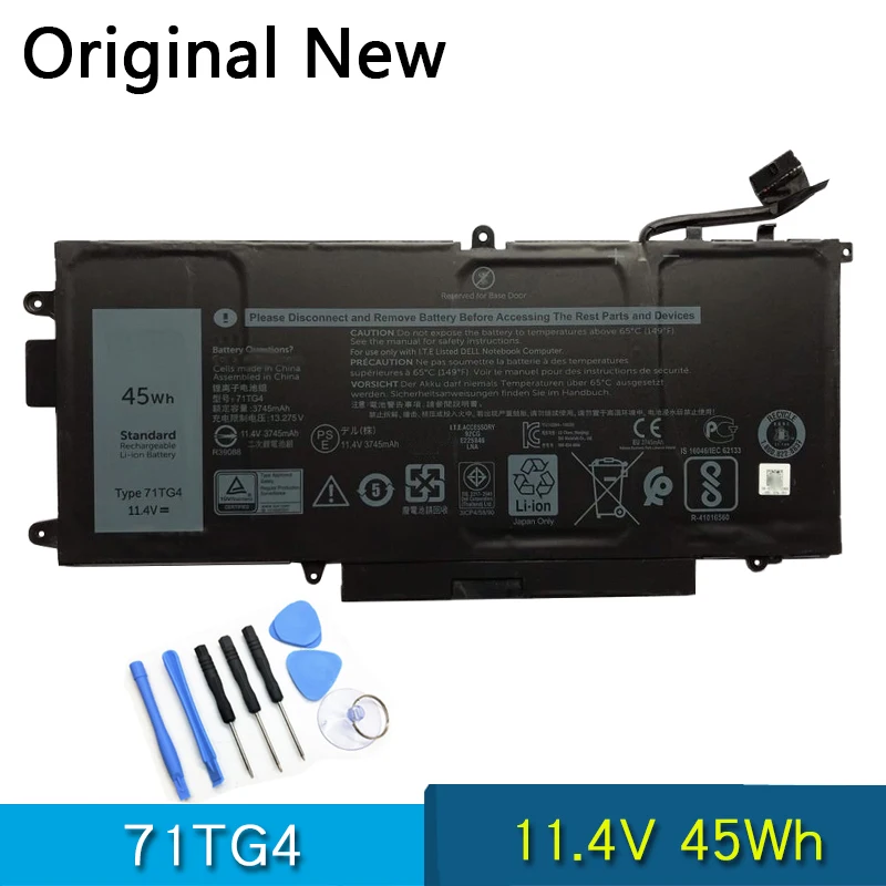 

NEW Original 71TG4 Laptop Battery For DELL notebook Battery 11.4V 45Wh