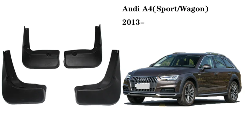 

Брызговики для Audi A4 Sport Wagon Allroad 2013-2019, 4 шт./компл., брызговики, брызговики 2017, 2018, 2015, 2016