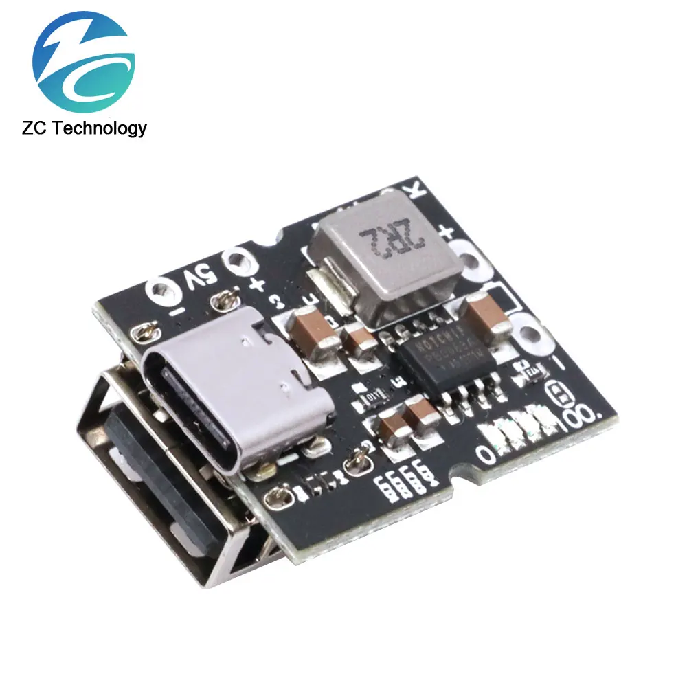 Повышающий преобразователь USB Type-C 5 в 2 А модуль питания для зарядки литиевых