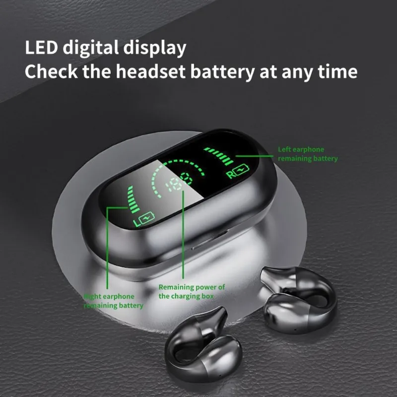 Беспроводная Bluetooth-гарнитура S03 5 3 спортивные наушники с зажимом экраном и