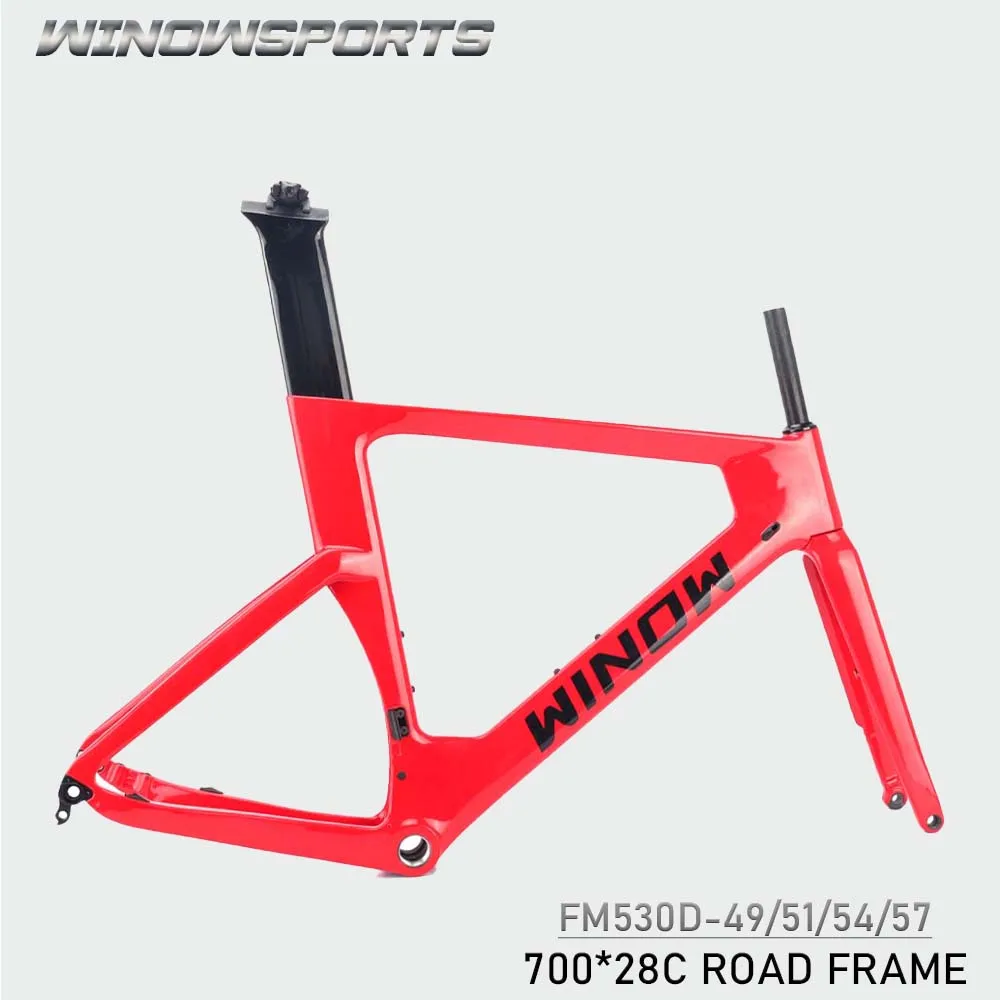 Дешевая аэродинамическая карбоновая рама 700*28C CARBON ROAD FRAME ВЕЛОСИПЕДНАЯ РАМКА DISC