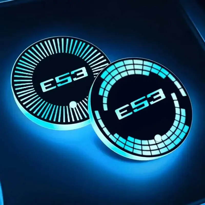 Красочные меняющиеся огни светодиодная автомобильная подставка для чашки с