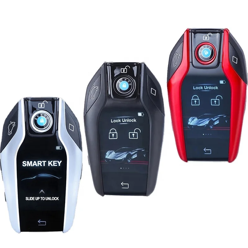 

Smart LCD Touch Car Key Auto Remote Central Kit Door Lock Locking Vehicle Keyless Comfortable Entry System for all Cars