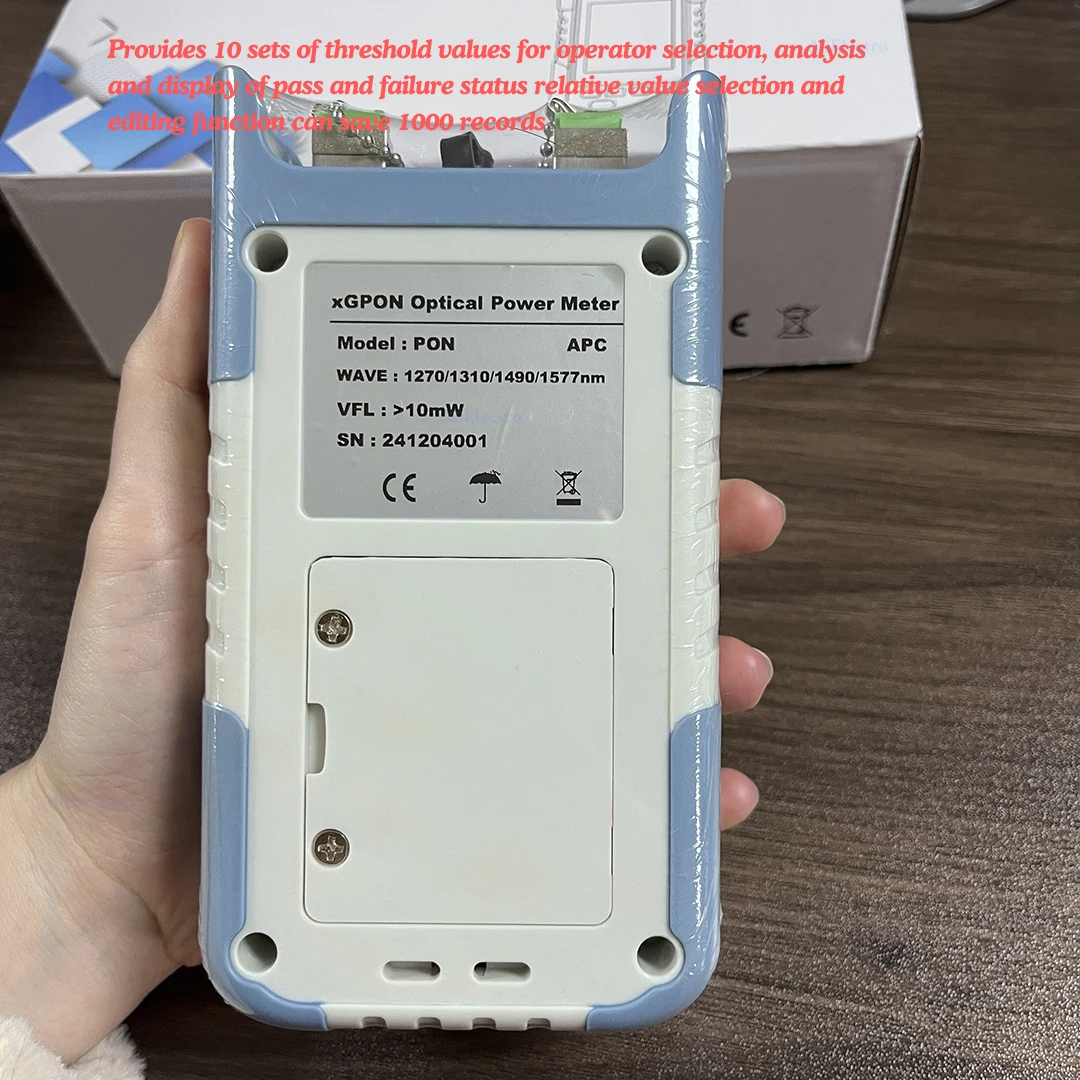 Измеритель мощности оптоволокна 10G OPM тестер OTDR SC UPC APC TM583 PON 1270/1310/1490/1550/1577/Nm XGPON