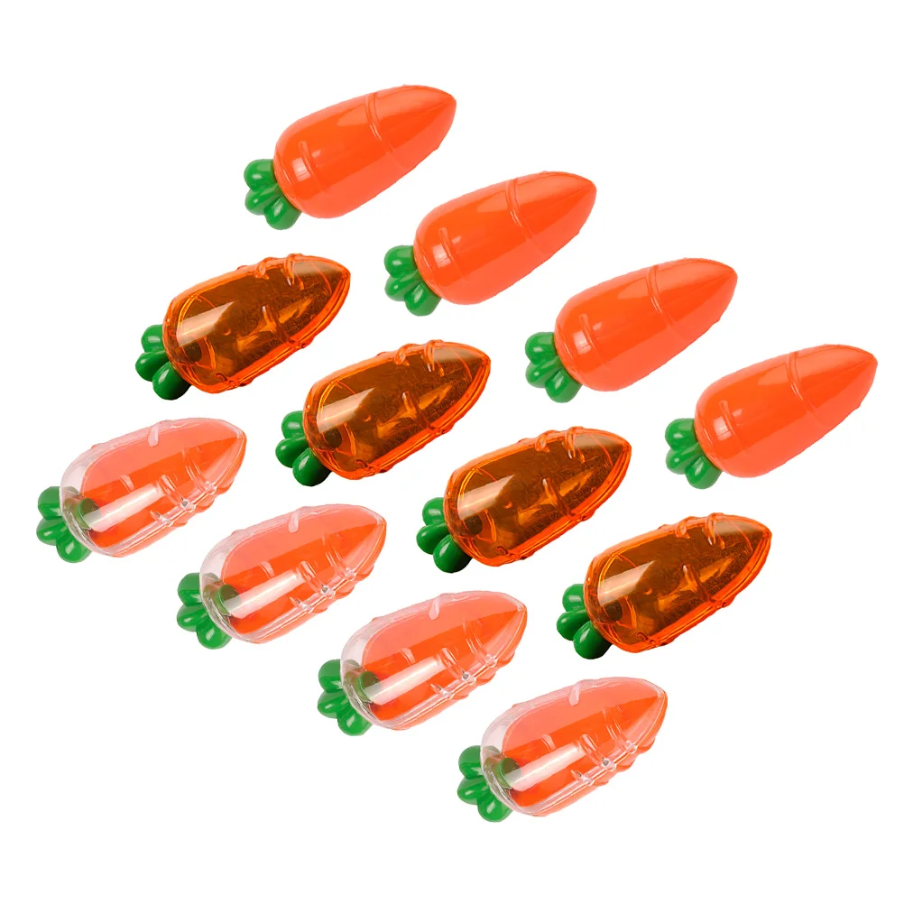 

12Pcs Easter Package Box Candy Box Easter Candy Container Carrot Shape Candy Box for Packing Storage Candy