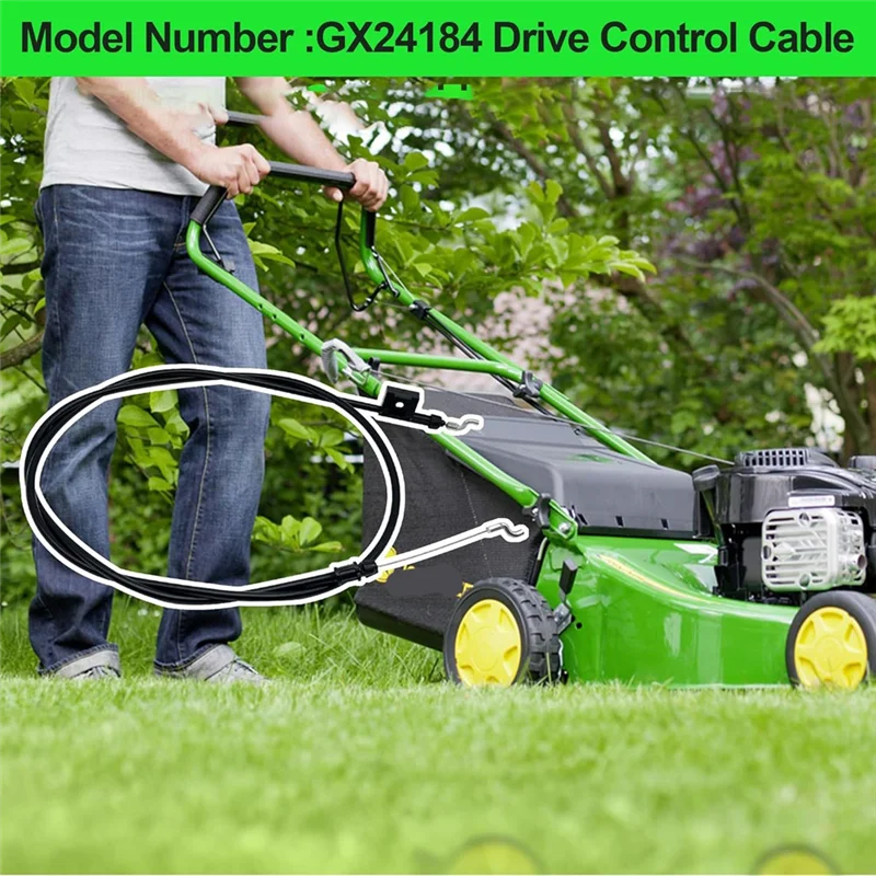 Фото ABRW-GX24184 Кабель для John Deere, совместимый с моделью JS26 JS28 JS36 JS38 JS46 JM26 JM36 JM46 Толкающая газонокосилка №2