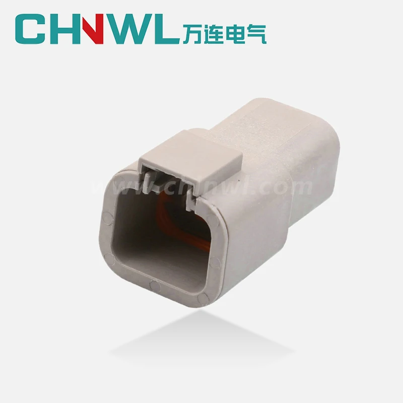 1/5/10/20 комплектов немецкий DTP 4-контактный серый женский мужской водонепроницаемый Электрический автомобильный разъем