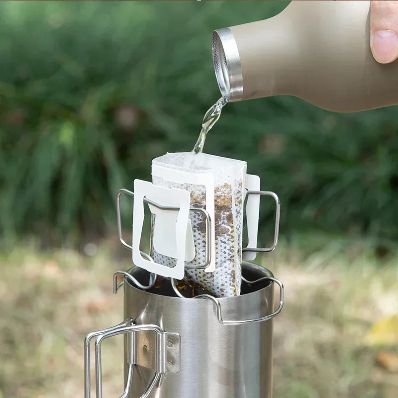 1x держатель фильтра для кофе портативные многоразовые уличные чайные фильтры