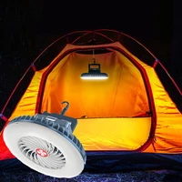 54 led camping fan multifunction lighting electric fan outdoor portable waterproof camping light usb rechargeable tent fan