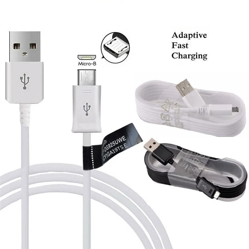 

15W Fast Charger 1.5m 5FT Micro V8 5Pin USb Cable Quick Charging Cables For Samsung S3 S4 S6 S7 Edge Note 4 5 J2 J3 J5 J7 htc lg