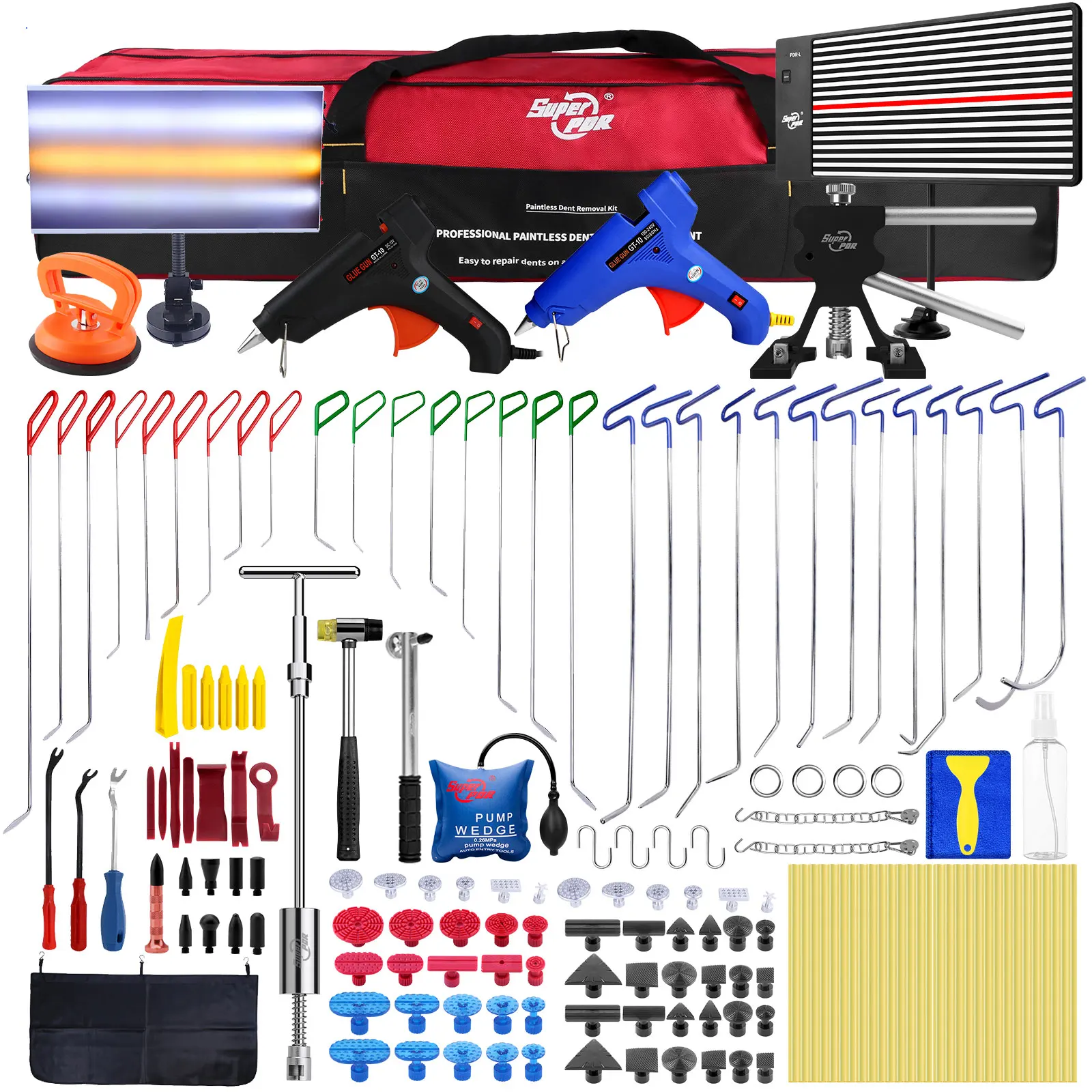 

Супер PDR подъемник для вмятин фотолинии доска с креплениями резиновый молотковый насос Клин инструменты для удаления вмятин